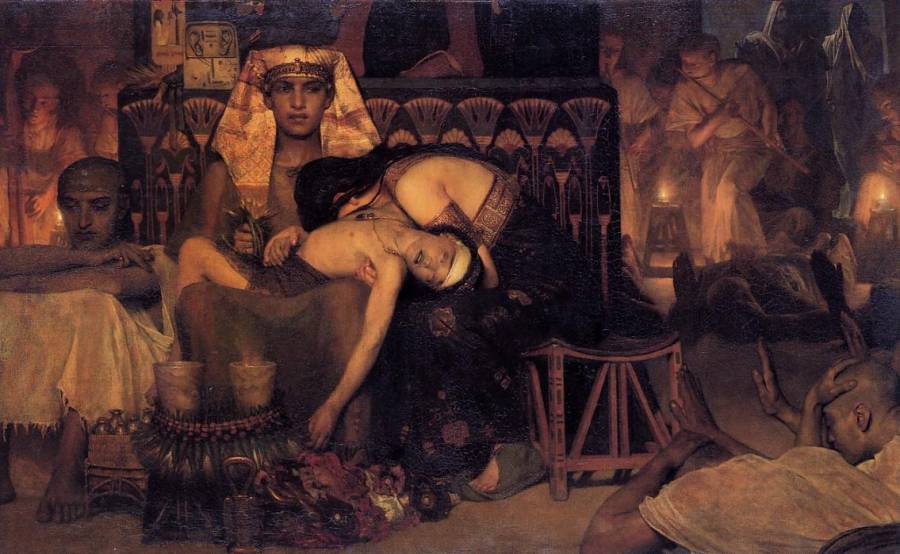 Alma-Tadema Lawrence - La mort du premier ne.jpg